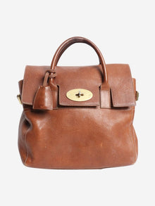 Brown Bayswater leather backpack Backpacks Mulberry 