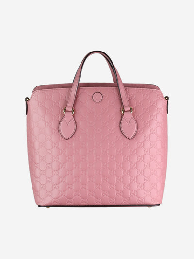 Pink monogram leather large cross-body bag Cross-body bags Gucci 