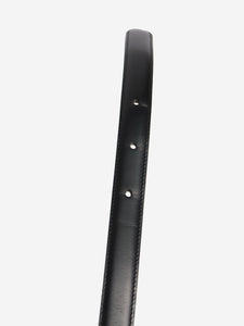 Cartier Black leather belt
