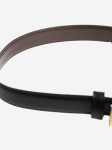 Cartier Black leather belt