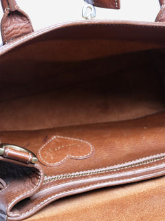 Brown Bayswater leather backpack