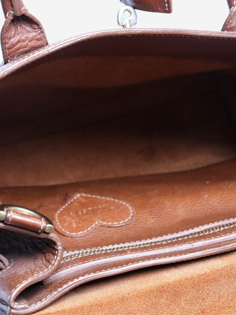 Brown Bayswater leather backpack