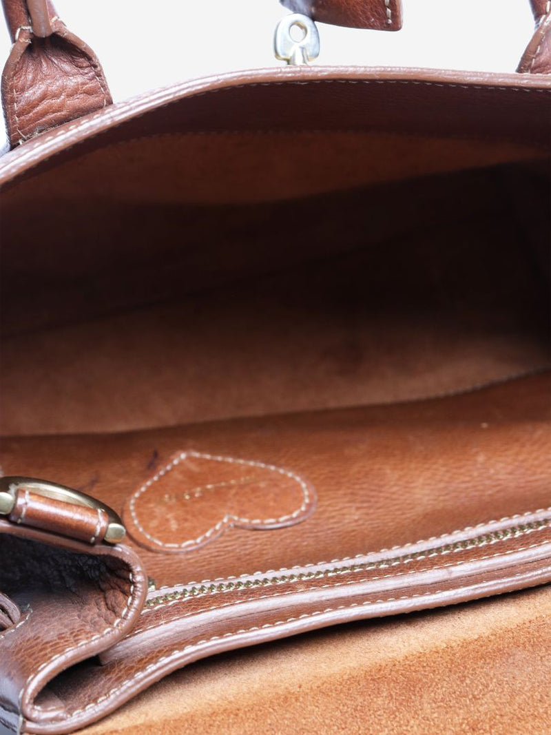 Brown Bayswater leather backpack