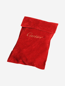 Cartier Black leather belt