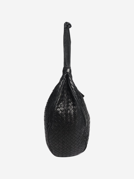 Black Intrecciato hobo bag alternate image