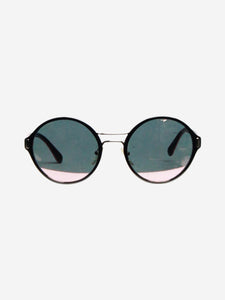 Prada Black and pink round sunglasses