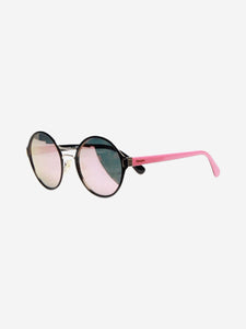 Prada Black and pink round sunglasses