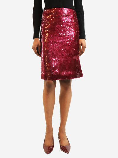 Purple sequin skirt - size UK 4 Skirts 16 Arlington 