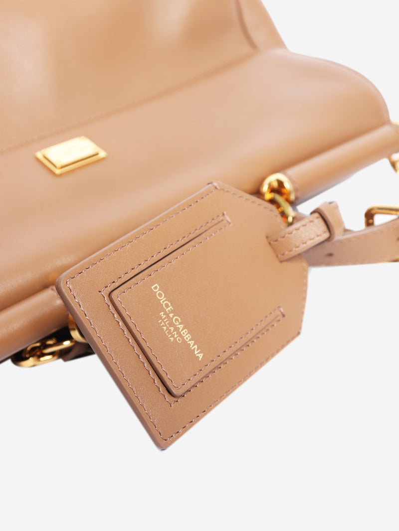 Brown My Sicily leather shoulder bag