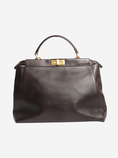 Dark brown large Peekaboo bag Shoulder bags Fendi 