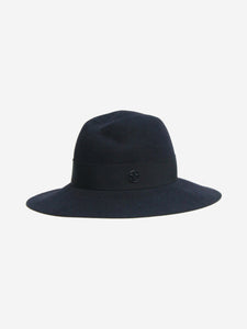 Maison Michel Navy blue fedora hat - size S