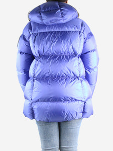 Bogner Blue hooded puffer jacket - size 14