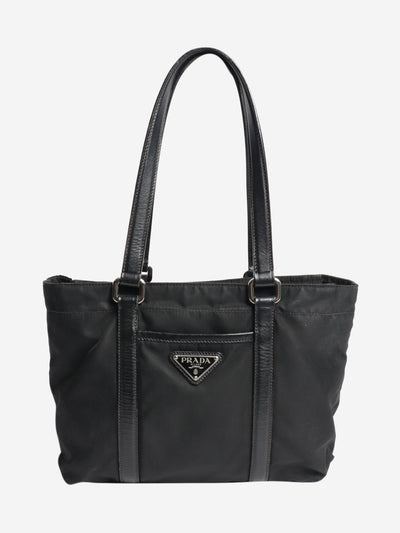 Black nylon top handle bag Top Handle Bags Prada 