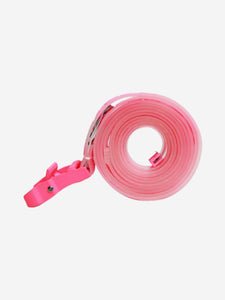 Off-White Neon pink Industrial belt