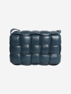 Navy padded Cassette bag