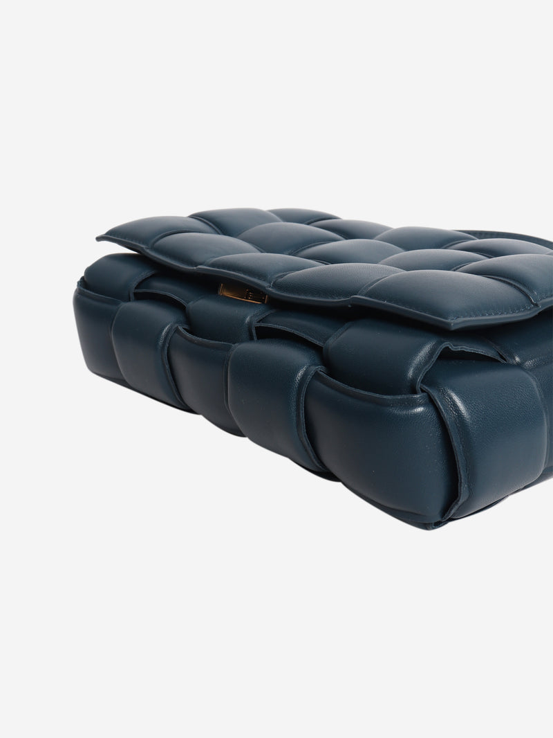 Navy padded Cassette bag