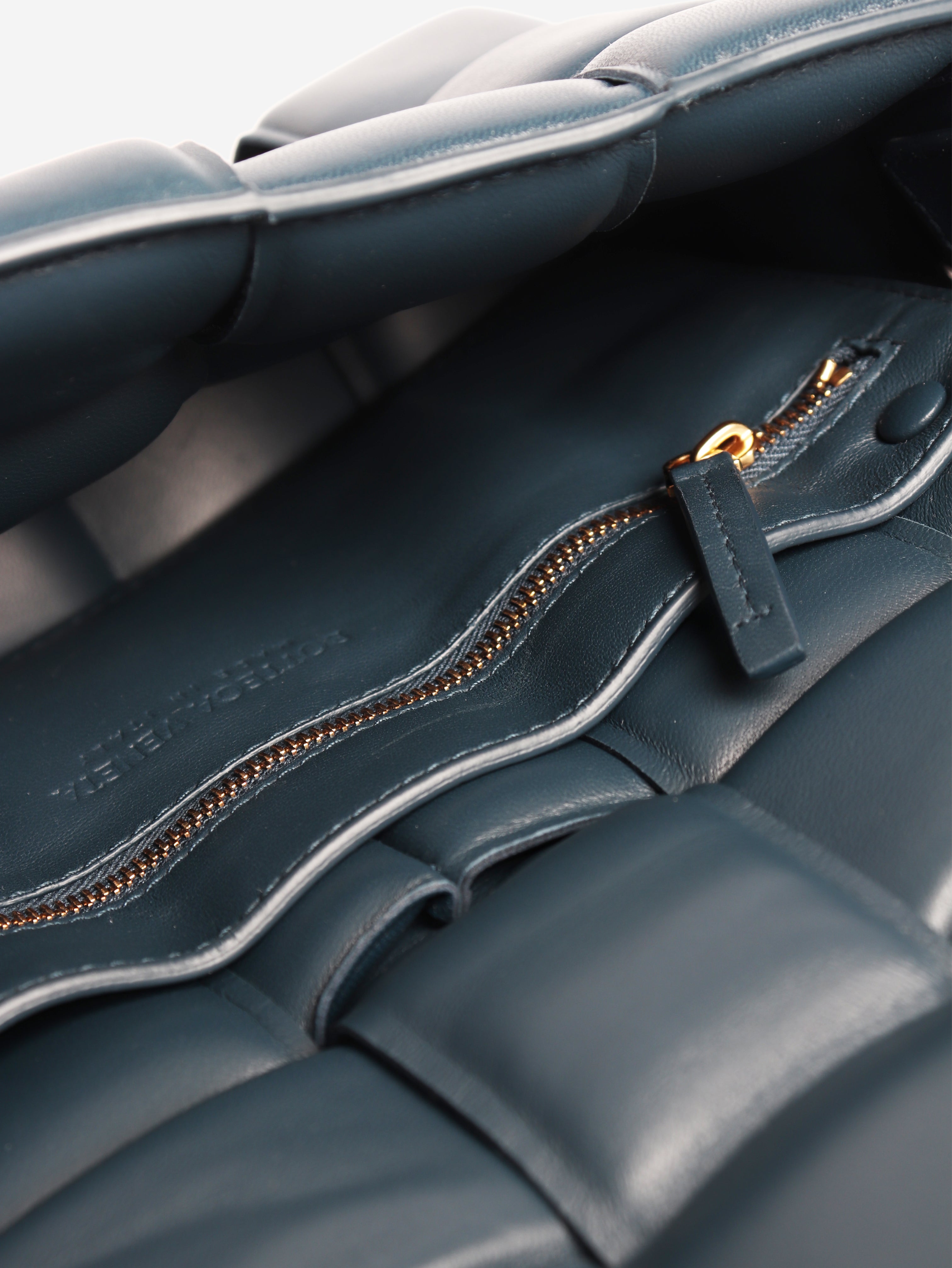 Navy padded Cassette bag