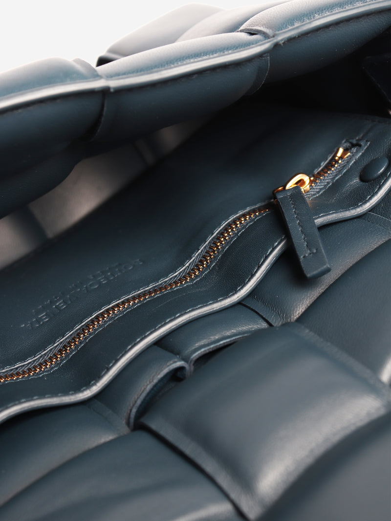 Navy padded Cassette bag