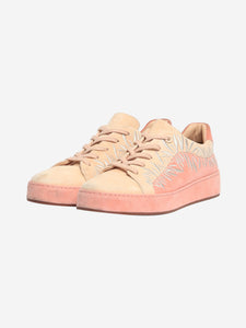 Loro Piana Pink Nuages suede trainers - size EU 38 (UK 5)