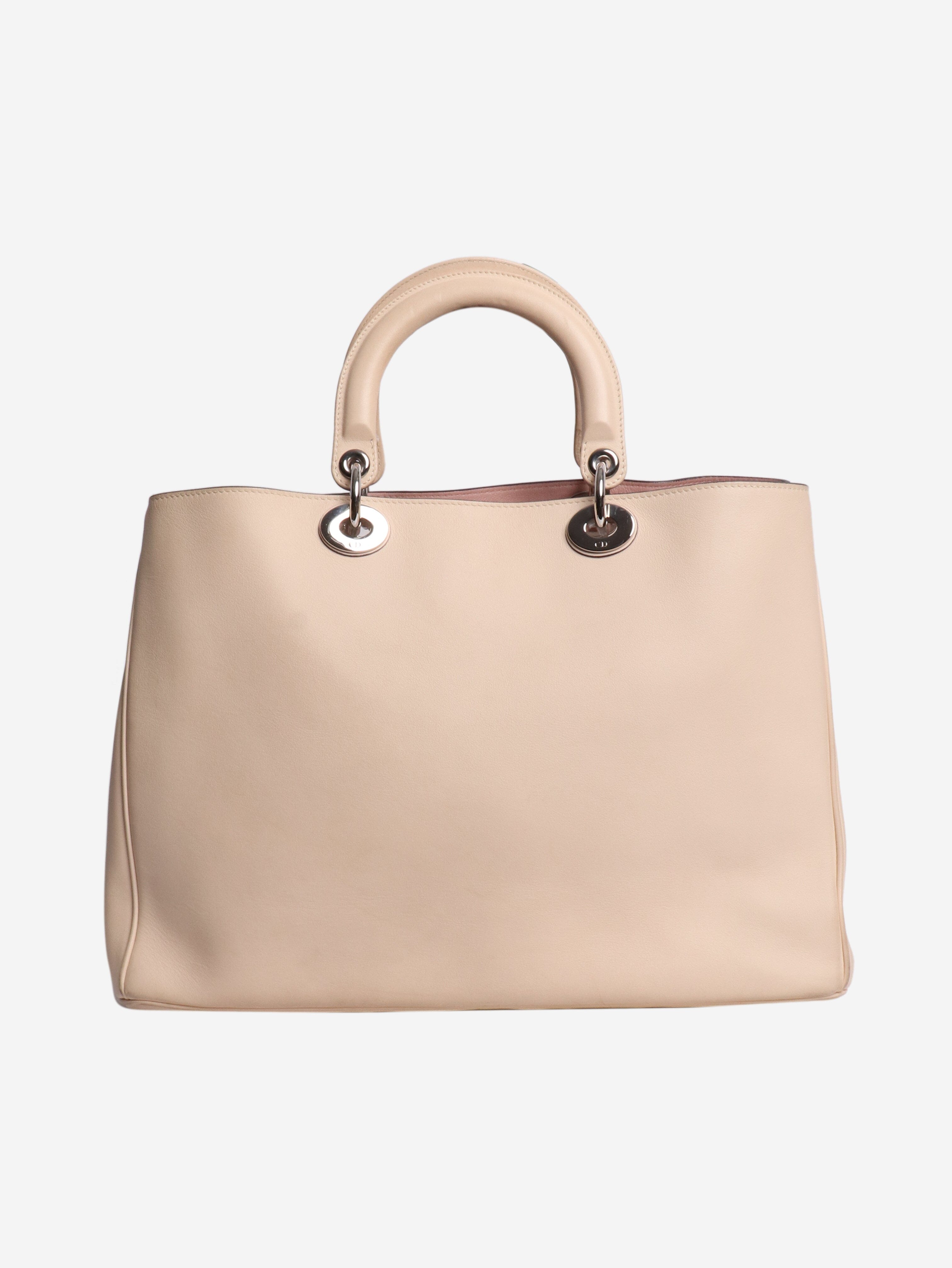 Cream large Diorissimo tote bag Handbags Dior 