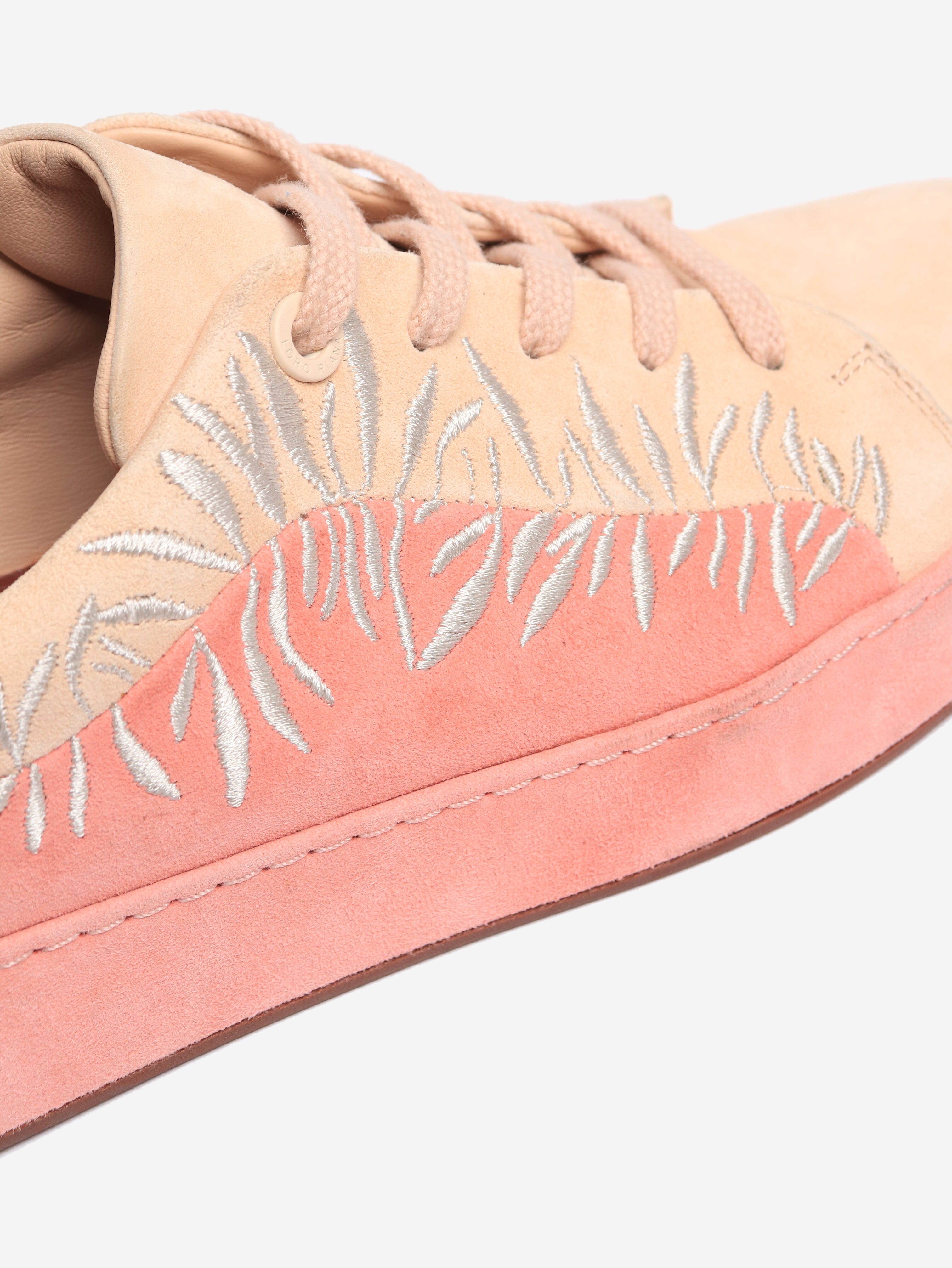 Pink Nuages suede trainers - size EU 38 (UK 5) Trainers Loro Piana 
