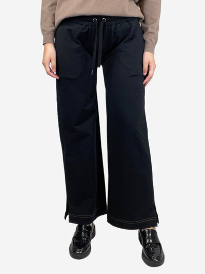 Black elasticated waist wide-leg trousers - size S Trousers Brunello Cucinelli 