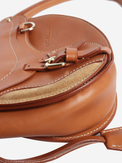 Brown saddle bag