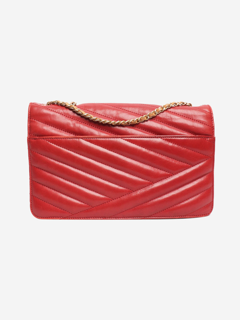 Red 2011 Gabrielle quilted leather shoulder bag Shoulder bags Chanel 
