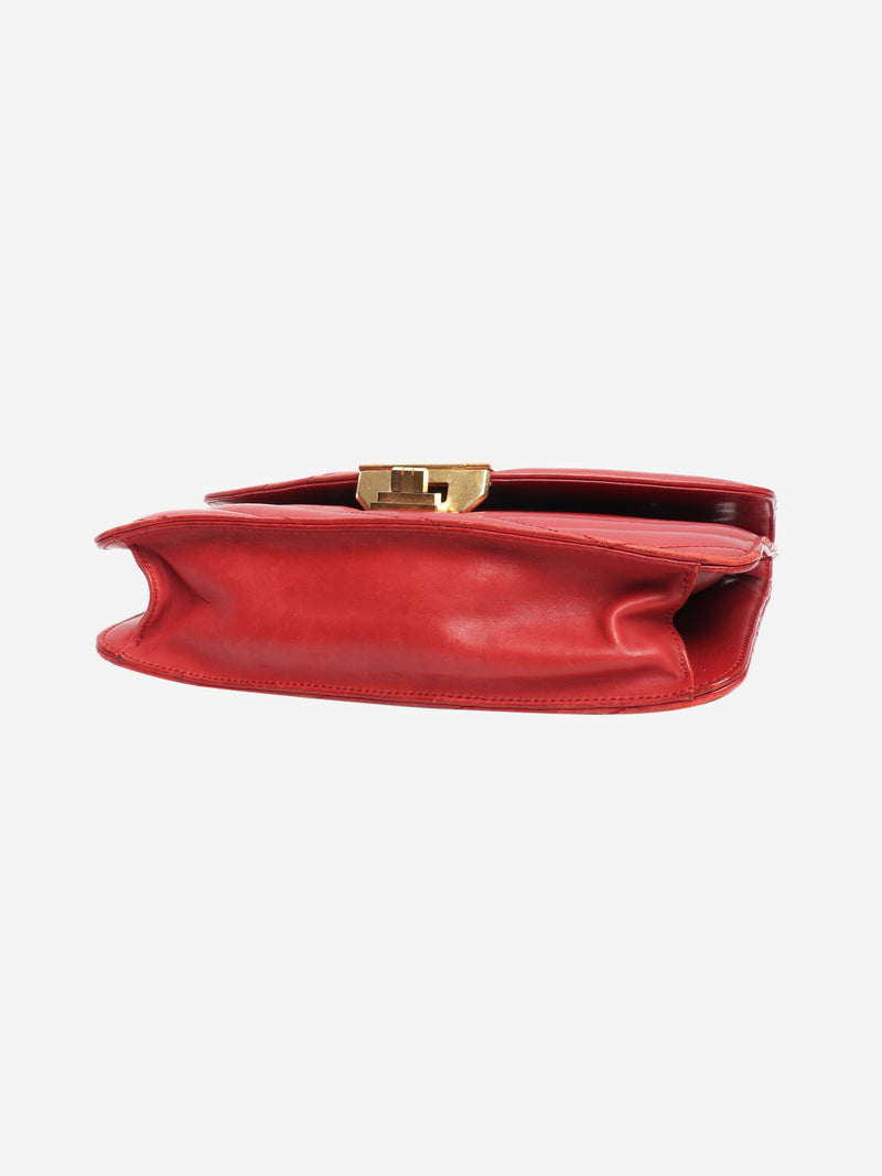 Red 2011 Gabrielle quilted leather shoulder bag Shoulder bags Chanel 