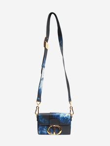 Christian Dior Blue 2020 30 Montaigne tie-dye bag