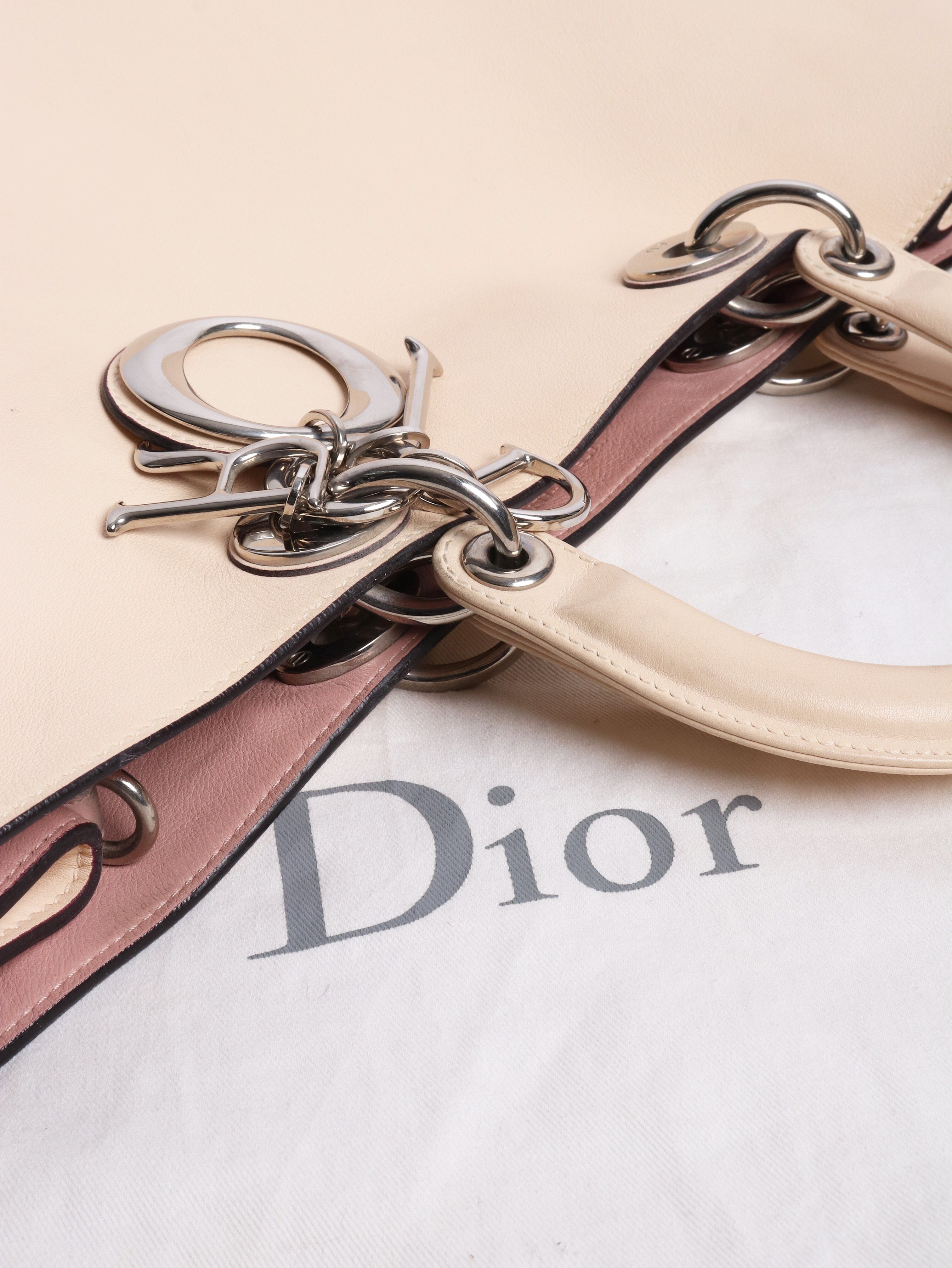 Cream large Diorissimo tote bag Handbags Dior 