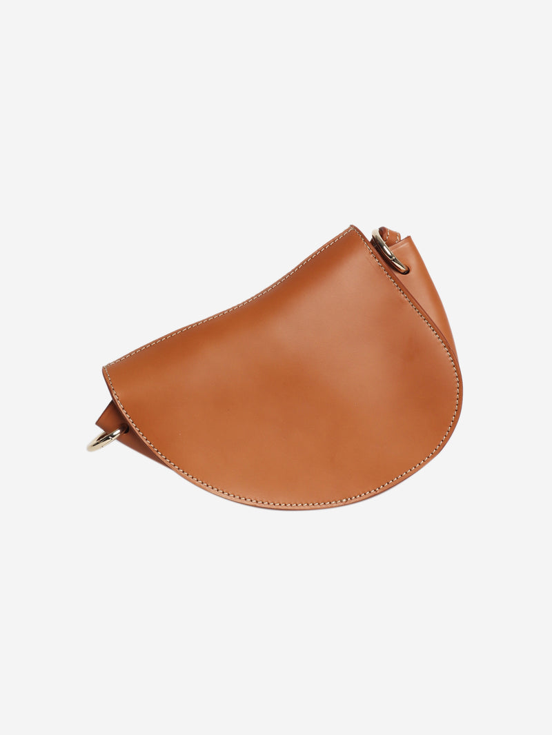 Brown saddle bag