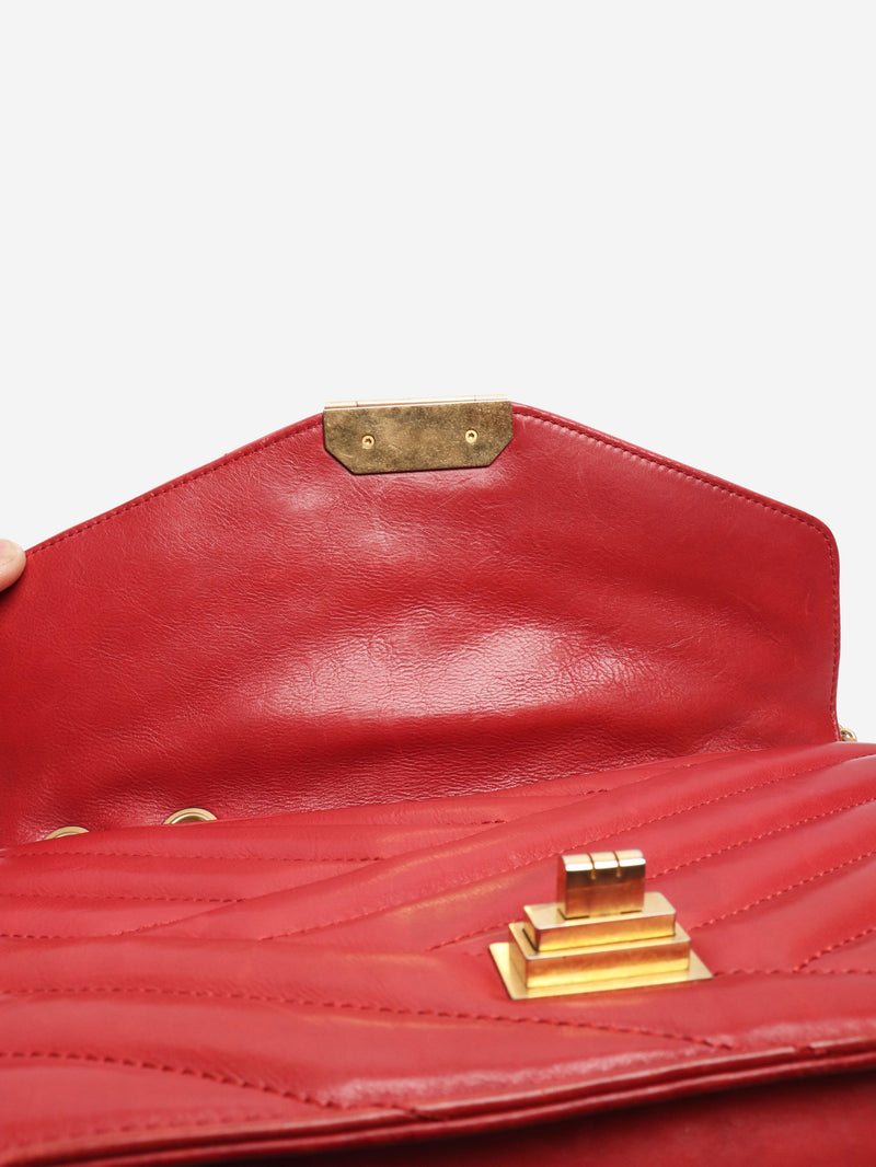 Red 2011 Gabrielle quilted leather shoulder bag Shoulder bags Chanel 