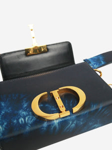 Christian Dior Blue 2020 30 Montaigne tie-dye bag