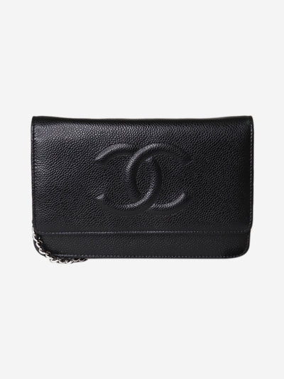 Black 2010-2011 CC caviar wallet on Chain Cross-body bags Chanel 