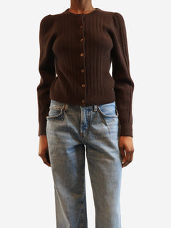 Brown cashmere cardigan - size S Knitwear Paige 