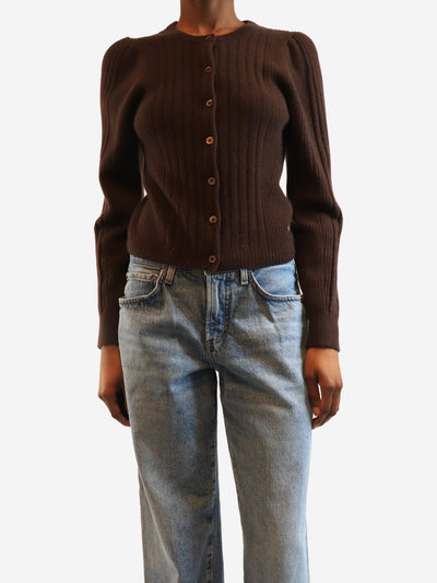 Brown cashmere cardigan - size S Knitwear Paige 