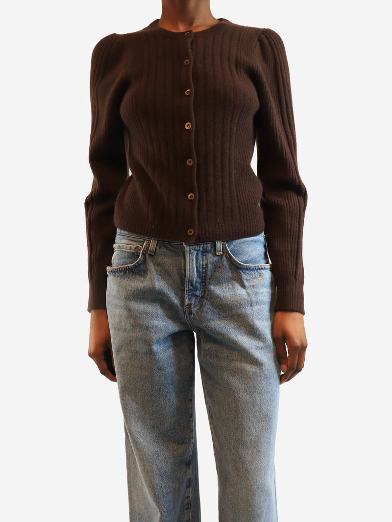 Brown cashmere cardigan - size S Knitwear Paige 