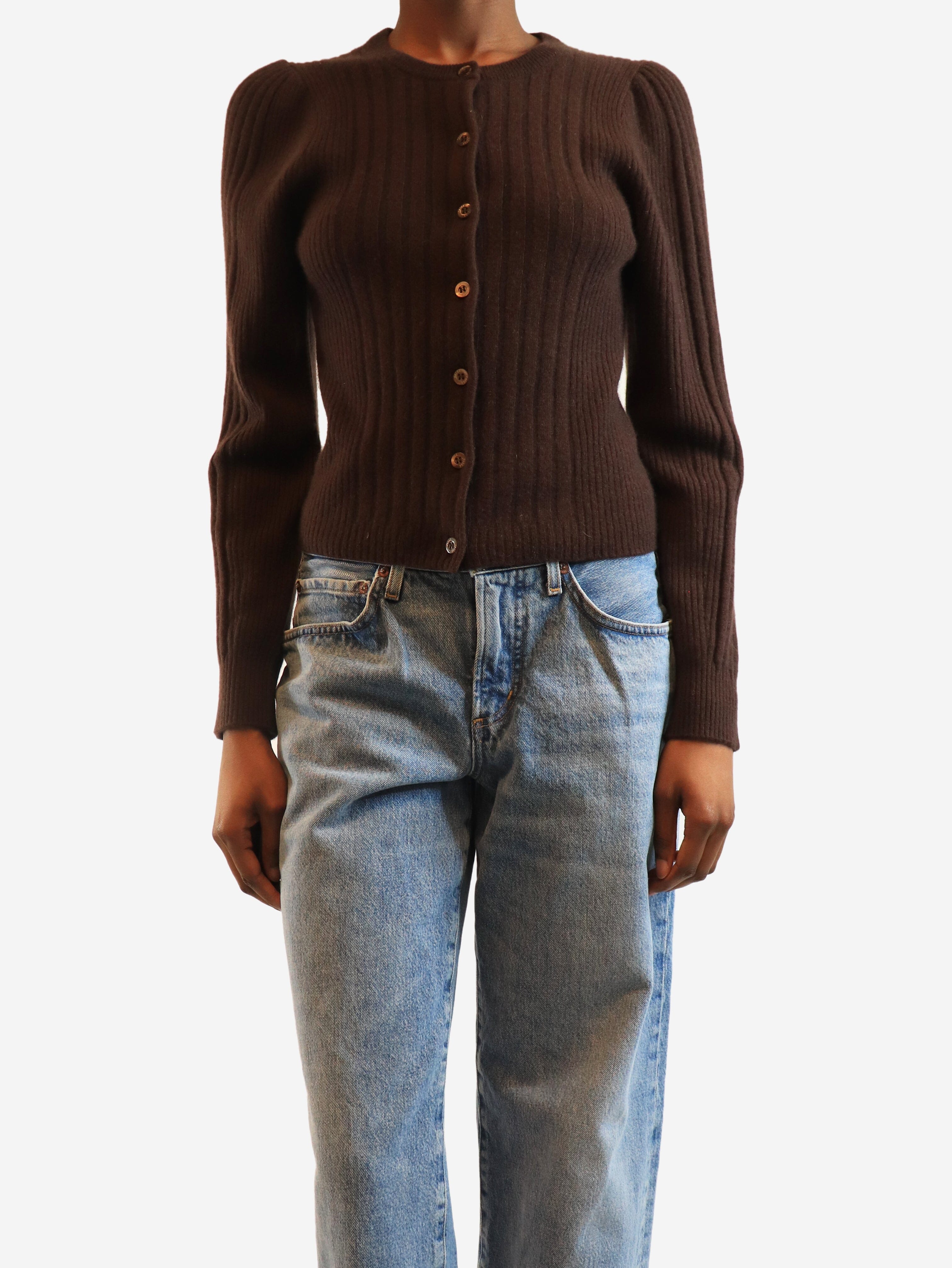 Brown cashmere cardigan - size S Knitwear Paige 