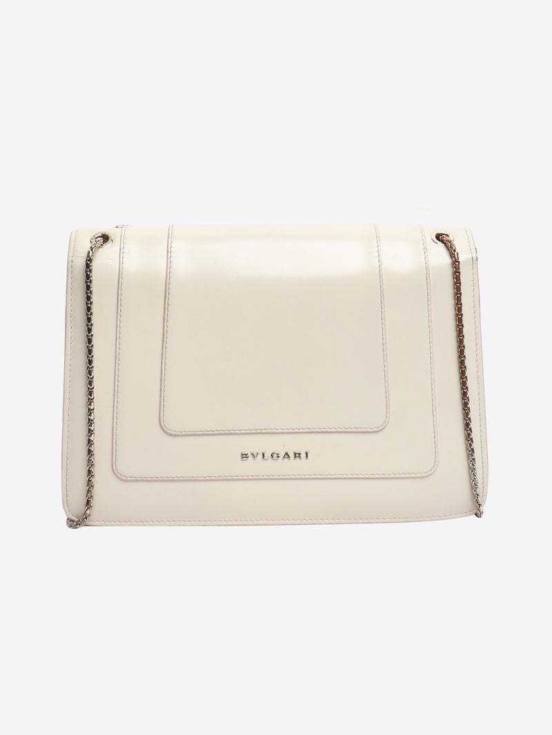 Cream Serpenti Forever shoulder bag Shoulder bags Bvlgari 