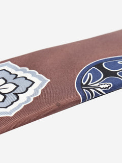 Brown silk floral tie Ties Louis Vuitton 