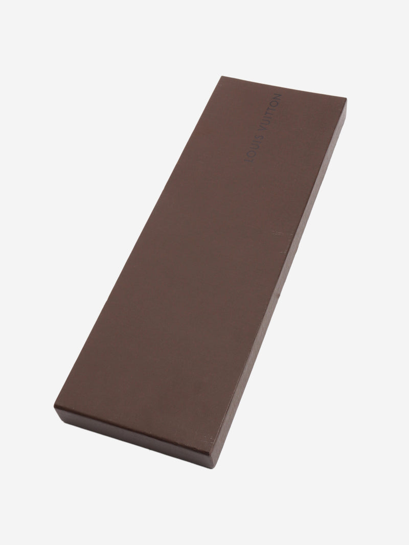 Brown silk floral tie Ties Louis Vuitton 