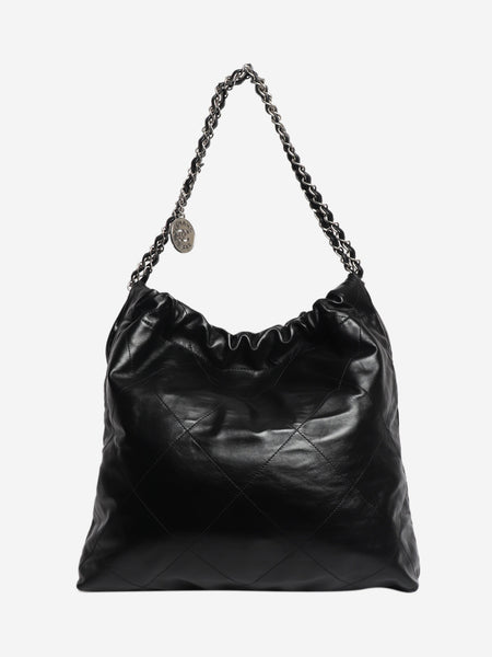 Black 22 quilted tote bag alternate image