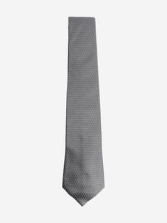 Grey silk tie Ties Louis Vuitton 