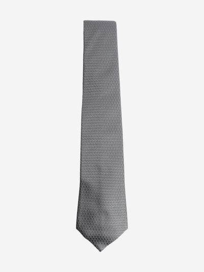 Grey silk tie Ties Louis Vuitton 