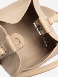 Loro Piana Light mastic Bale bucket bag