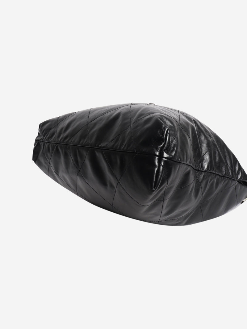 Black 22 quilted tote bag Tote Bags Chanel 