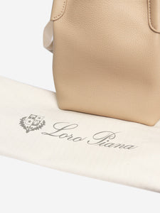 Loro Piana Light mastic Bale bucket bag