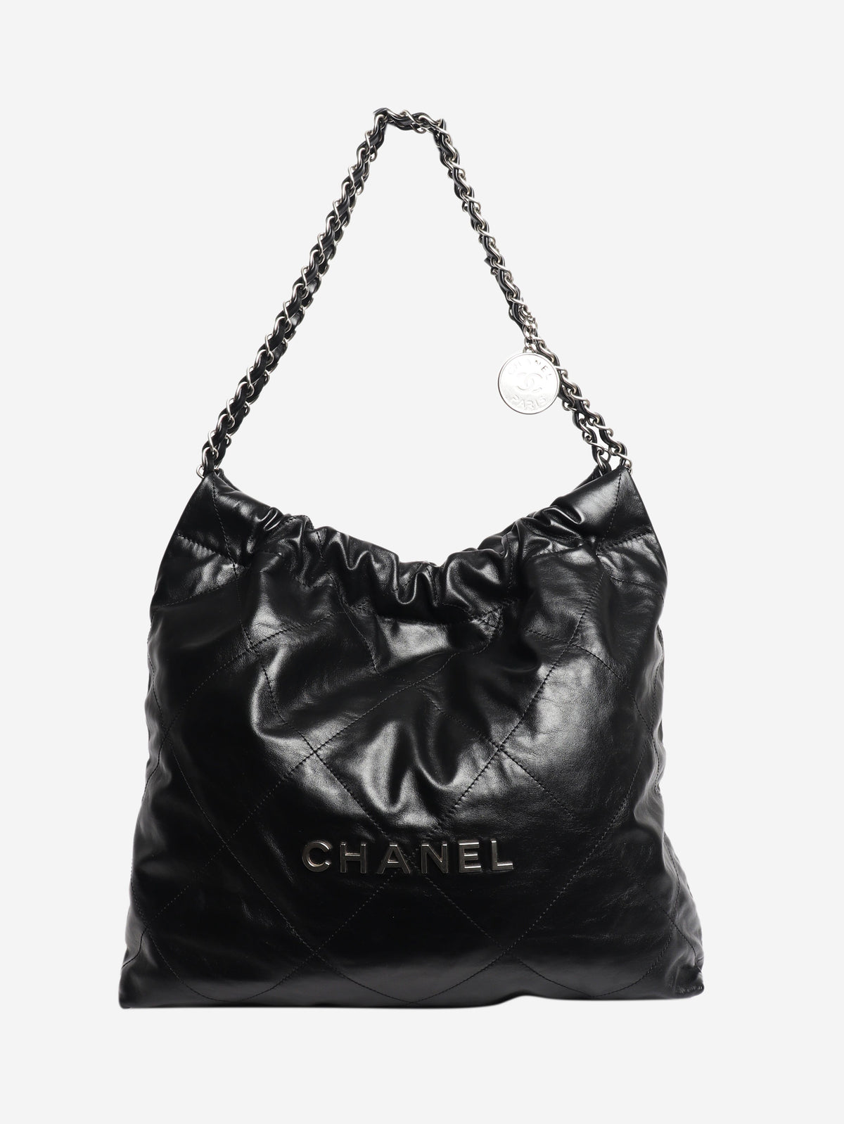 Black 22 quilted tote bag Tote Bags Chanel 