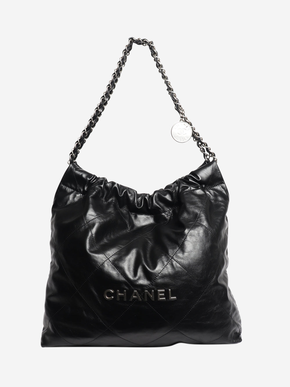 Black 22 quilted tote bag Tote Bags Chanel 